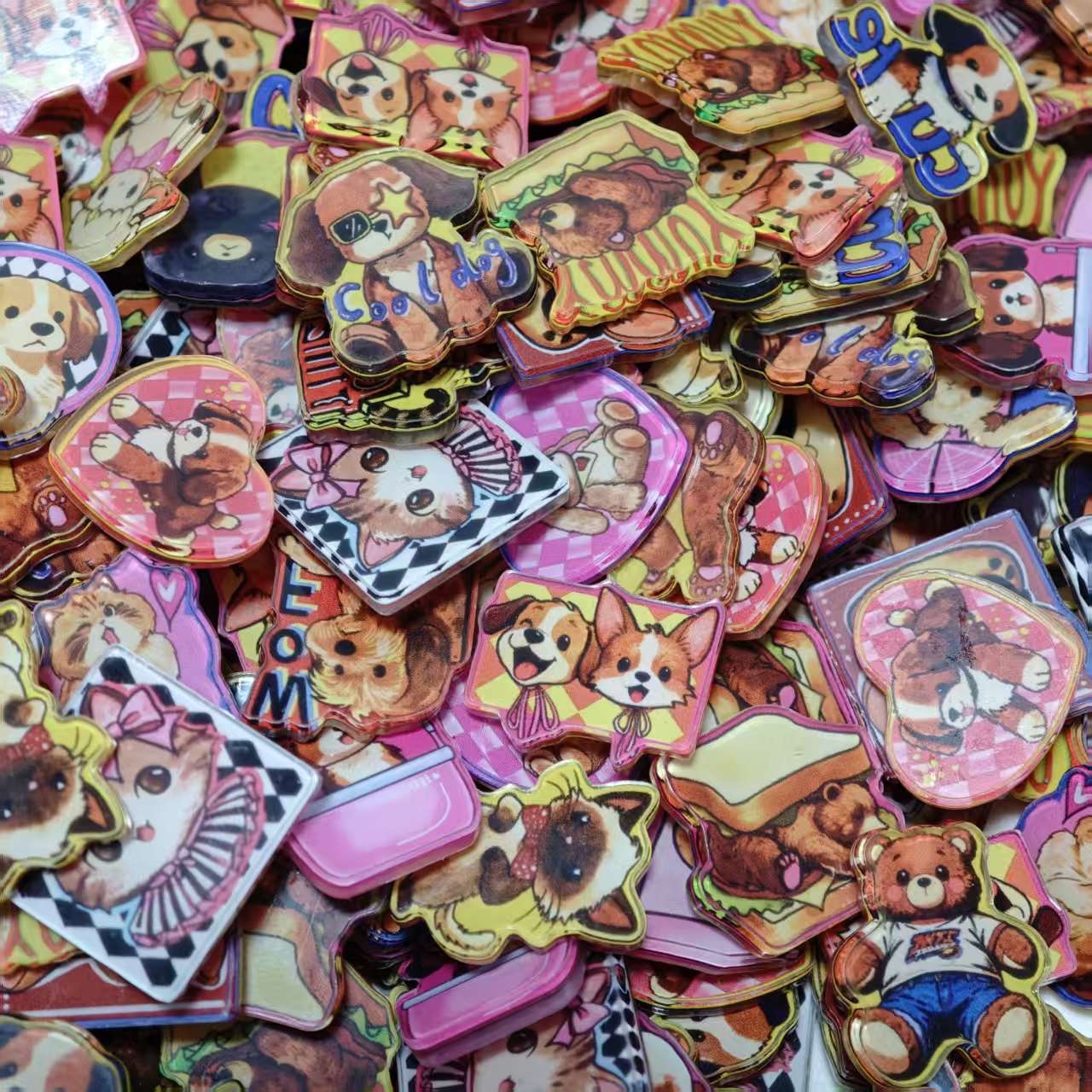 Phone Accessories Images - 50 adet/takım Hayvan Aksesuarları Rastgele Kedi