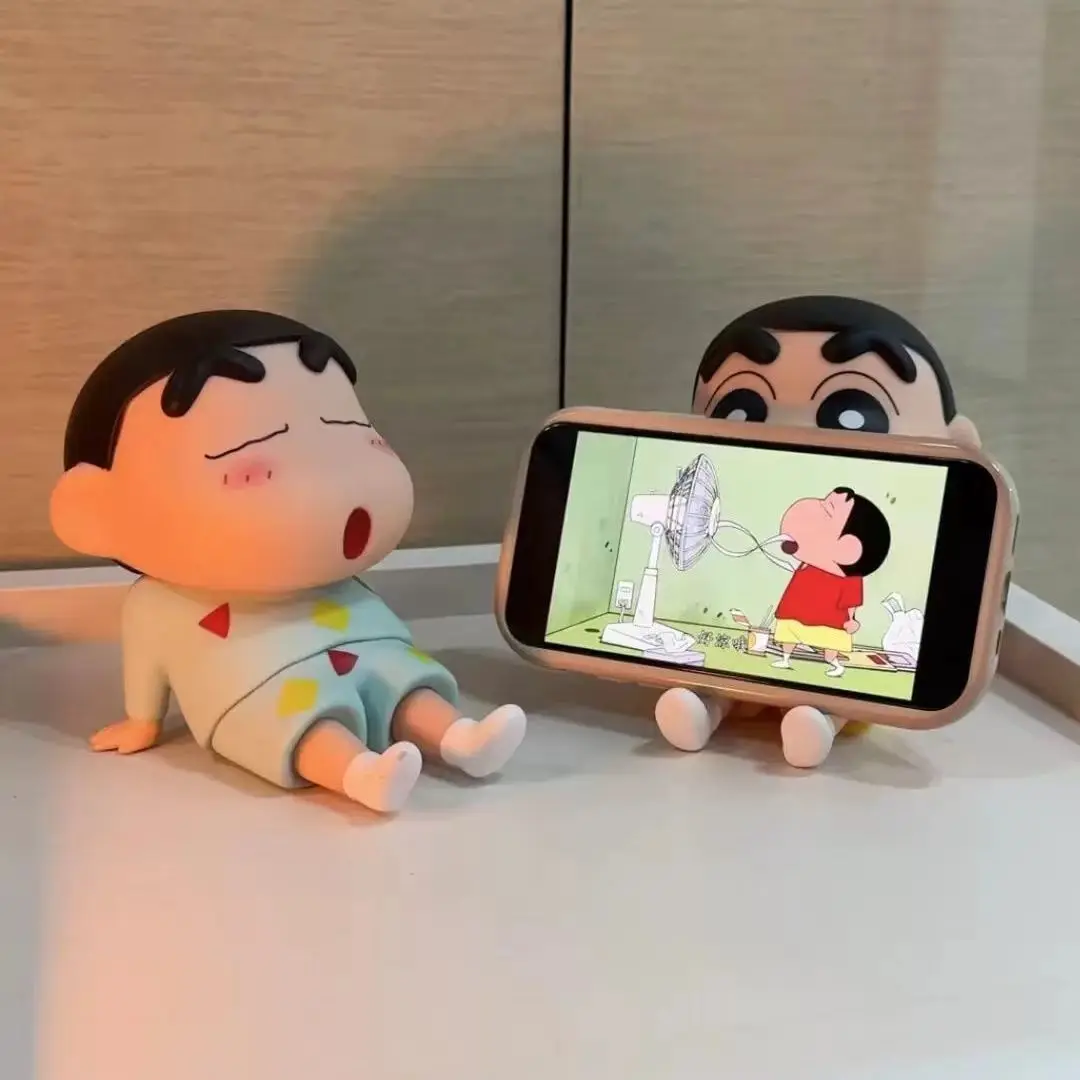 Phone Accessories Items - Anime Crayon Shin-Chan Figürleri Telefon Tutucu