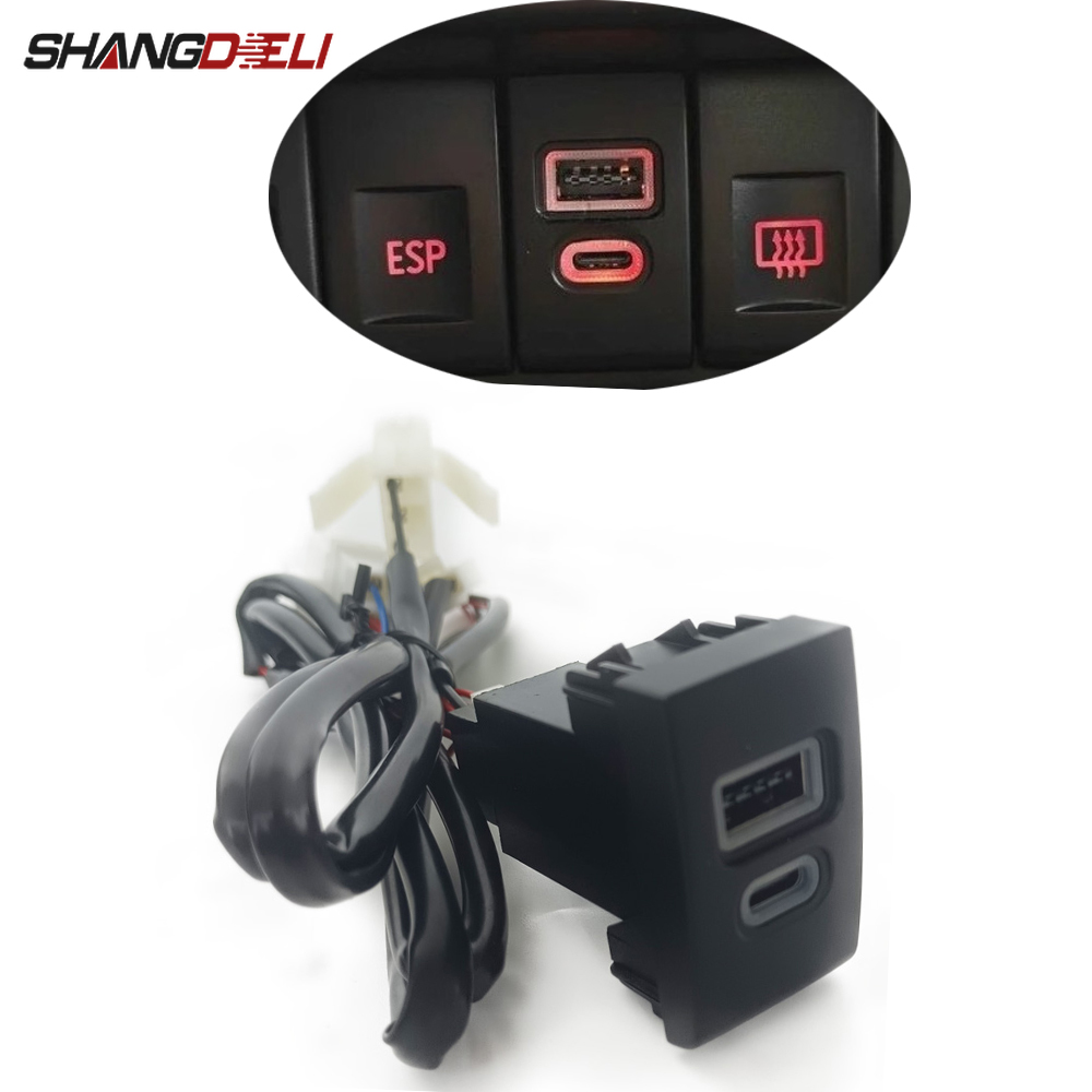 Phone Accessories Types - 1 adet araba şarjı soketi QC3.0