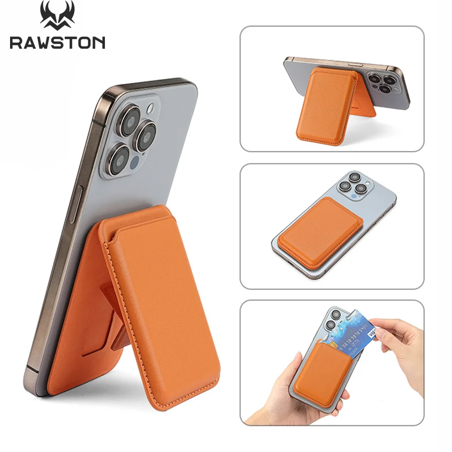 Phone Accessories Items - Kickstand Manyetik Deri Cüzdan Kılıf iPhone