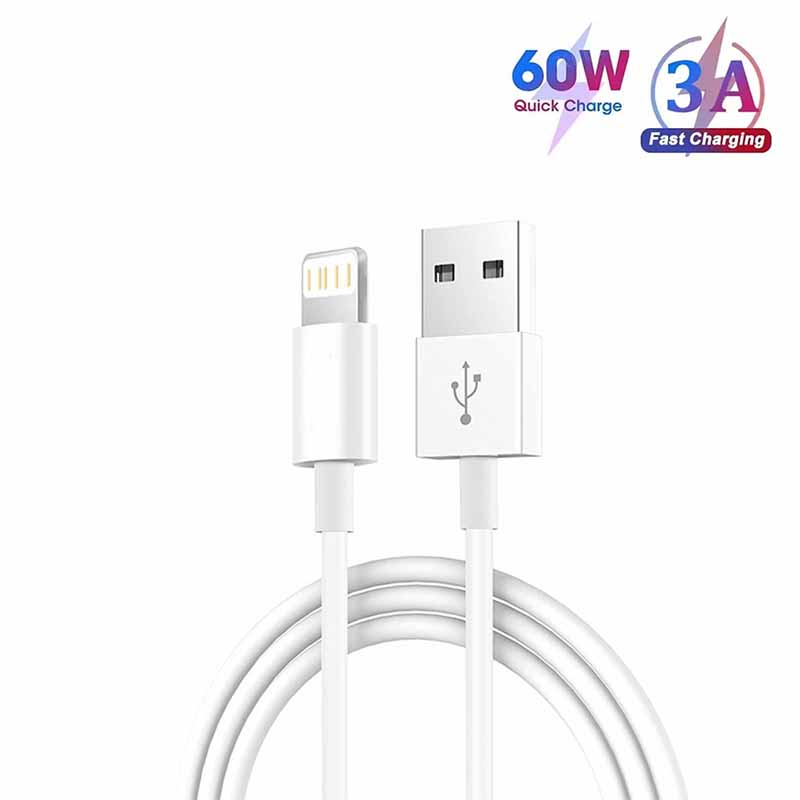 Phone Accessories Unique - 3A USB A'dan Yıldırım Kablosu iPhone