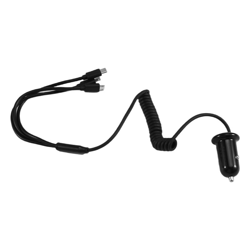 Phone Accessories Types - Araç Şarj Adaptörü Aksesuarları 3 Arayüzlü