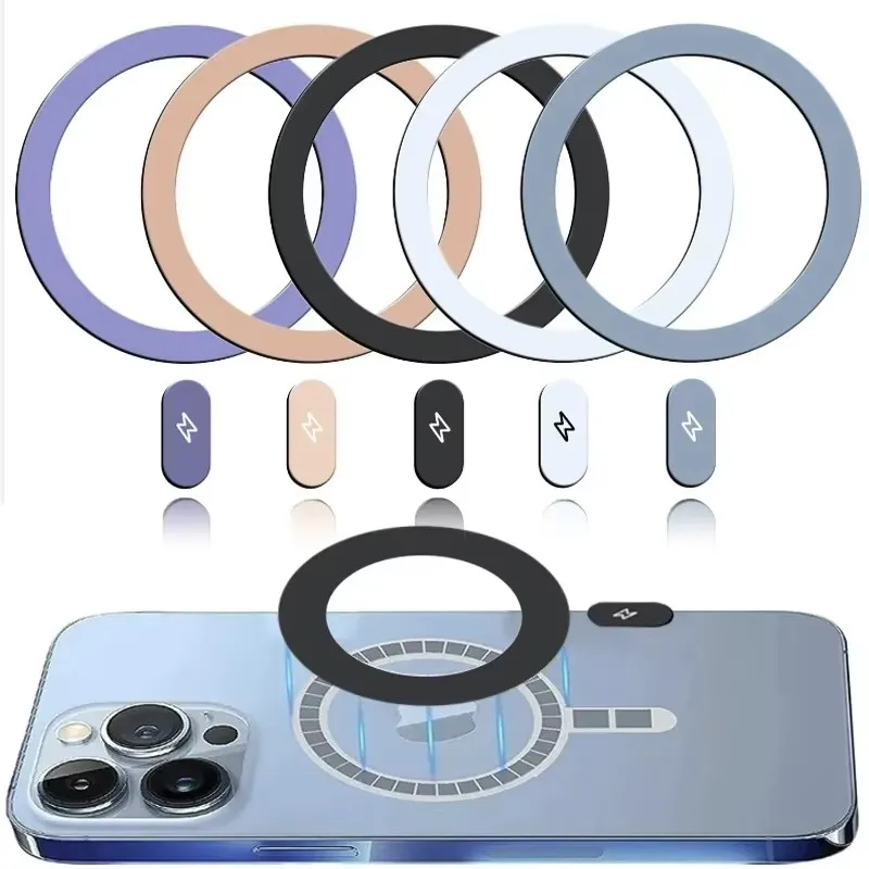 Phone Ring Holder - 5/1 Adet Metal Plaka Etiket Halkaları