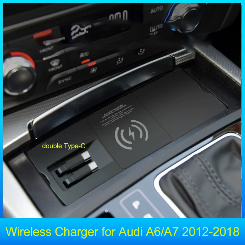 Audi için A6L A7 C7 Kablosuz Ş - Phone Accessories Types incelemesi ve fiyatı