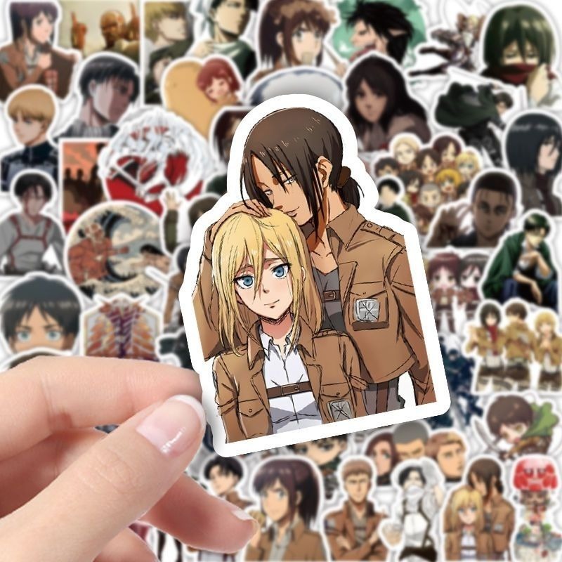 60 adet Titan Anime çıkartmala - Phone Accessories Items incelemesi ve fiyatı