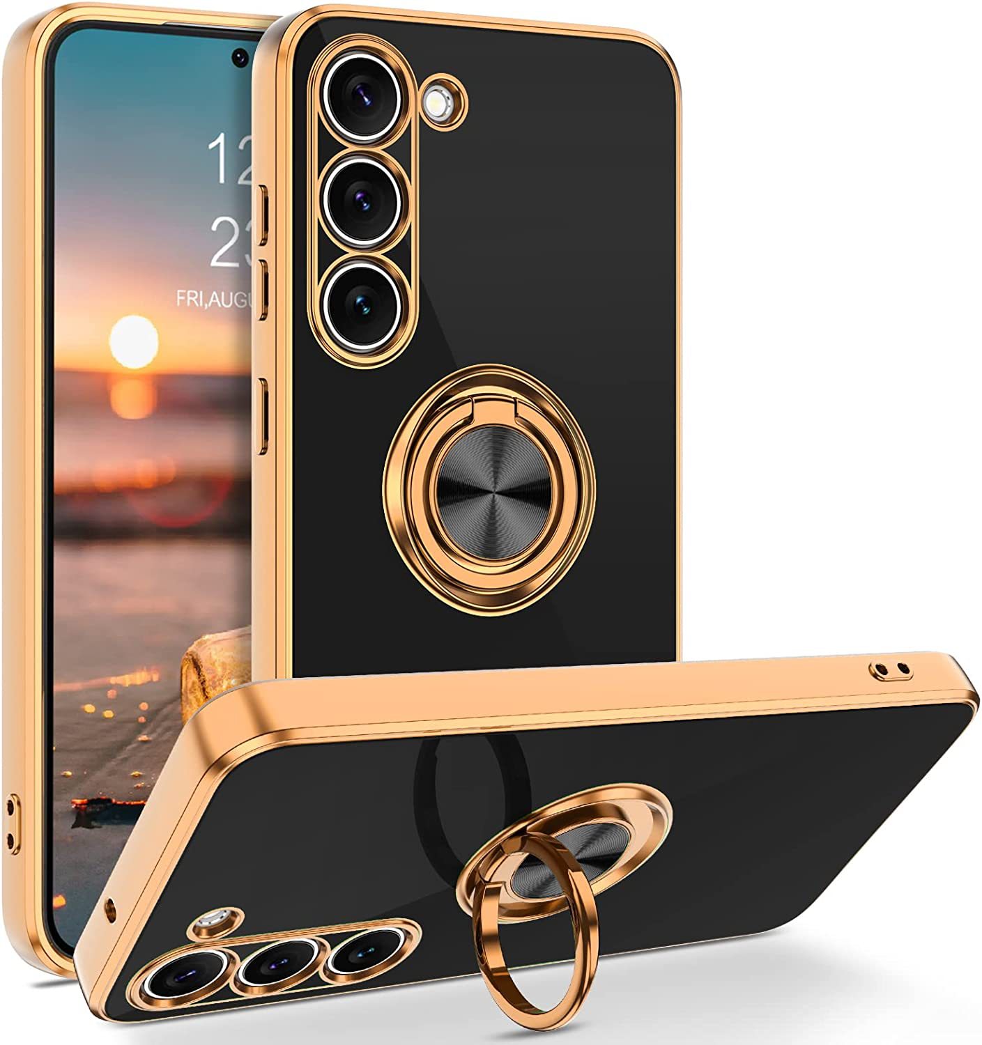 Lüks Kaplama Manyetik 360 ° Sa - Phone Ring Holder incelemesi ve fiyatı