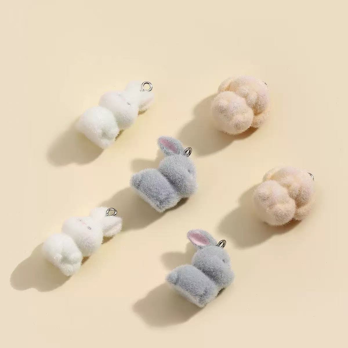 10 adet floklu küçük tavşan re - Phone Accessories Chain incelemesi ve fiyatı