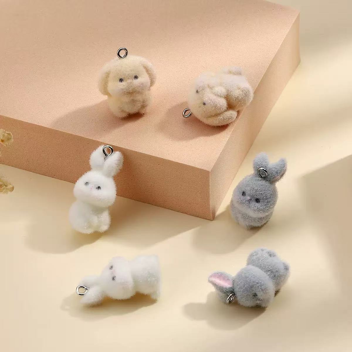 10 adet floklu küçük tavşan re - Phone Accessories Chain incelemesi ve fiyatı