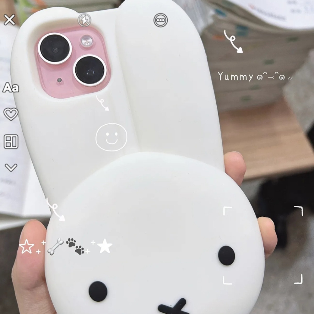 Miffy Tavşan Beyaz Silikon Tel - Phone Accessories Images incelemesi ve fiyatı